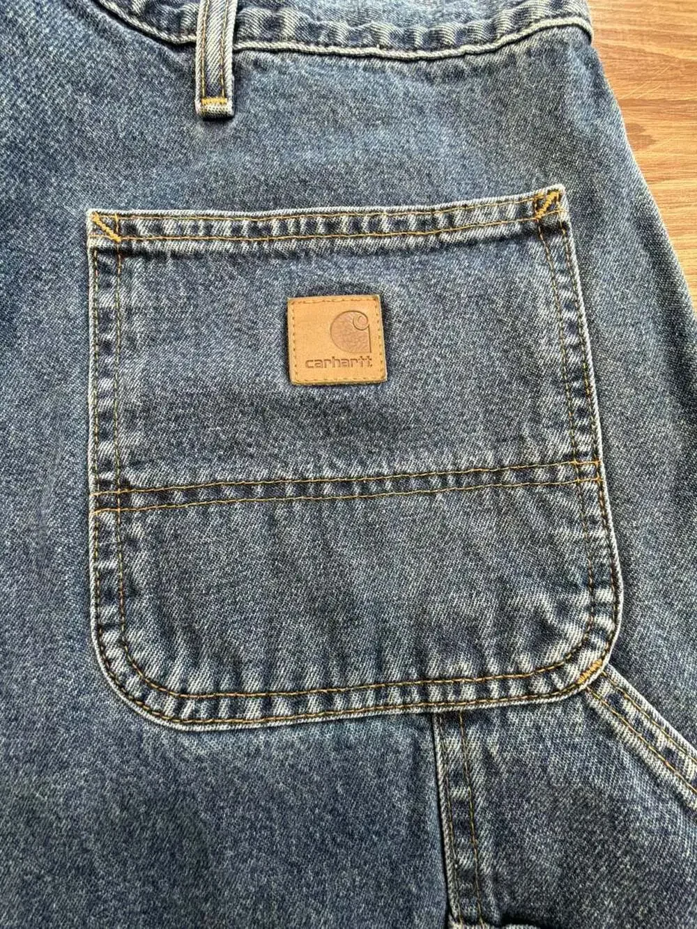 Vintage Carhartt B29 DPS Denim Carpenter Shorts